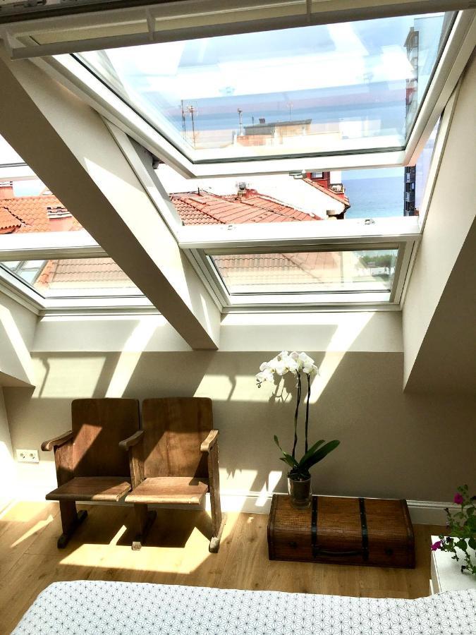 Atico Marques Vistas Al Mar - Garaje Opcional Apartment Gijon Bagian luar foto