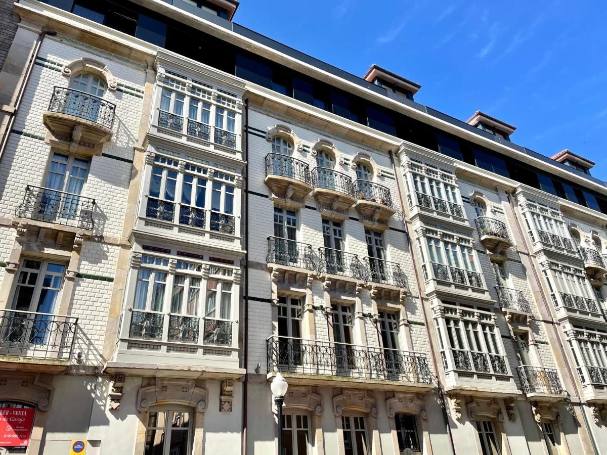 Atico Marques Vistas Al Mar - Garaje Opcional Apartment Gijon Bagian luar foto